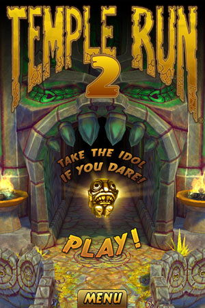 Temple Run 2 is available to download for free on both iPhones and Android phones.