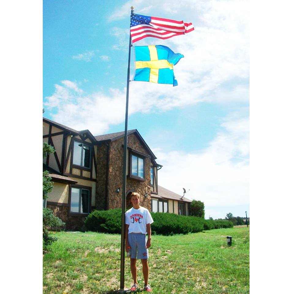 Ludde is a foreign exchange student from Sweden.