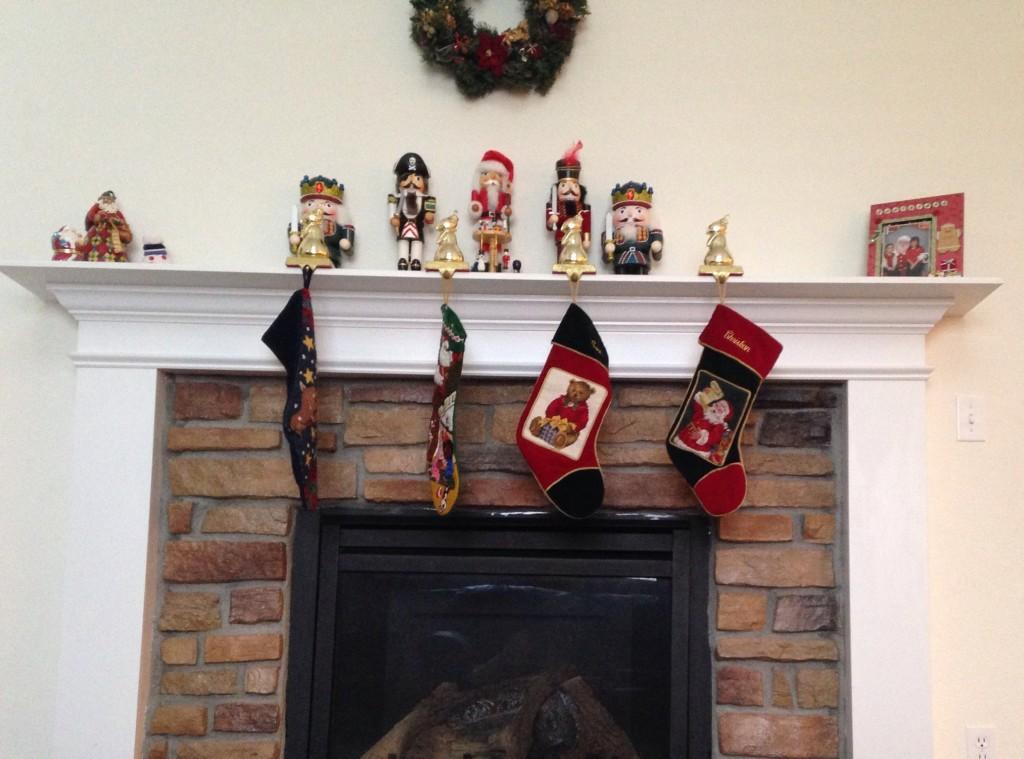 Christmas decorations hanging in a Colorado home