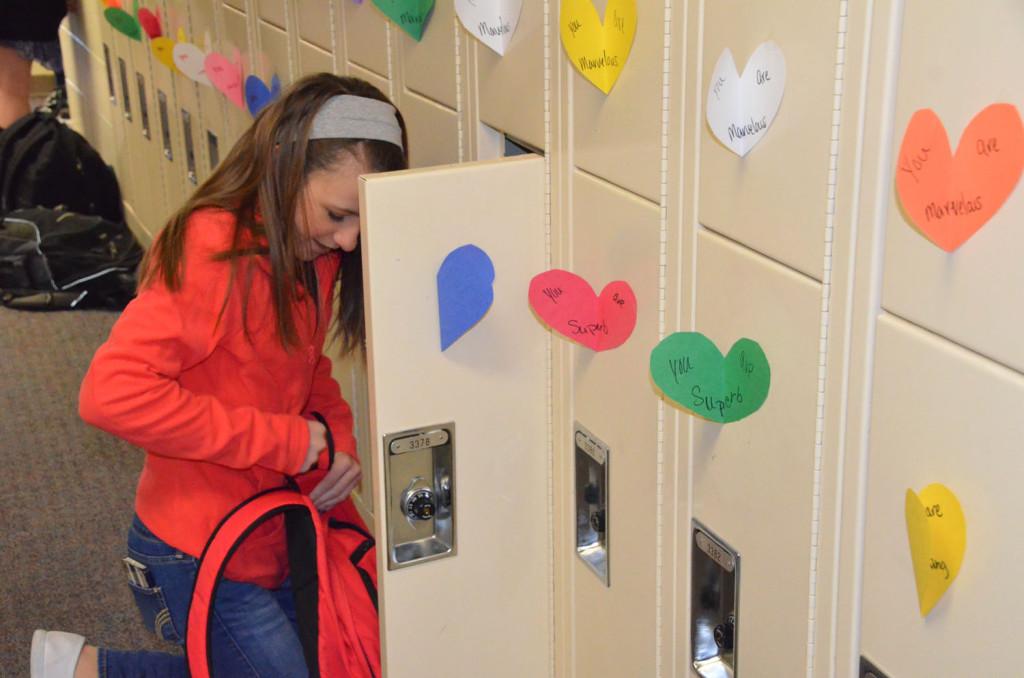 Jordyn Spresser is one of the many students touched by this random act of kindess.