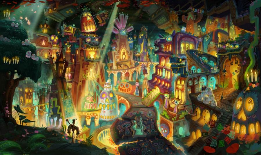 Manolo enters the Land of the Dead in The Book of Life.