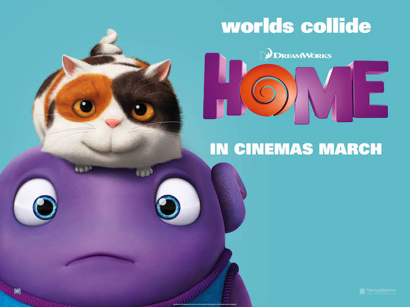 Dreamworks Home is the studios latest animated film. 
