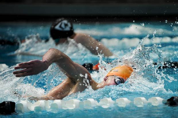 Lewis-Palmer swim team fights to continue undefeated record.