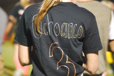 Ochoanco fashioned her senior jersey.