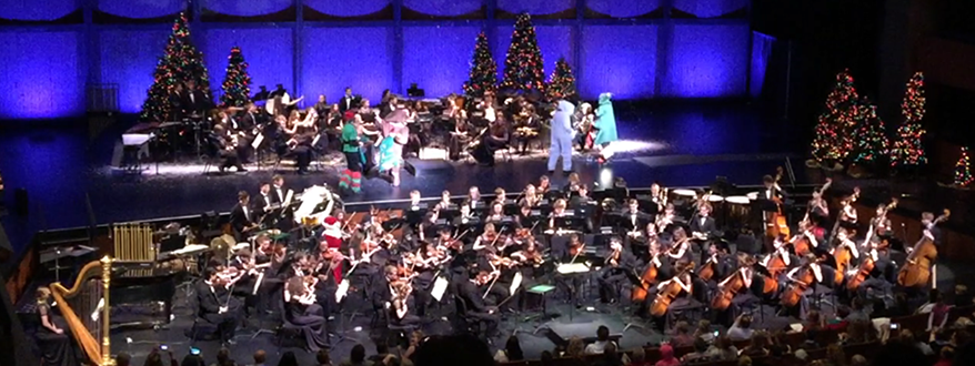 The Colorado Springs Youth Symphony preforms live at the Pikes Peak Center for their annual winter spectacular. 