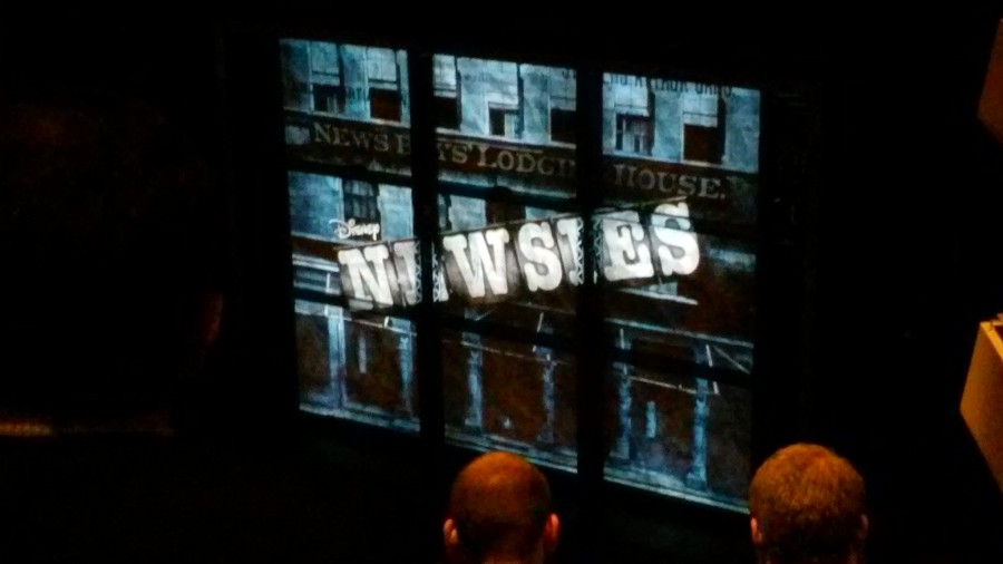 The set for Newsies excites the audience upon entrance to the theatre. 