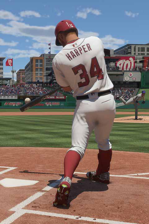 MLB The Show 16 in game graphics.