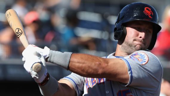 Tim Tebow hit .245 after an 0-for-13 start in the Arizona Fall League.