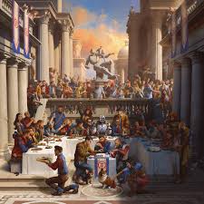 Logic chose this album cover because there is a lot of normal people and then one robot in the middle and this is symbolizing how logic feels in his world as a single robot