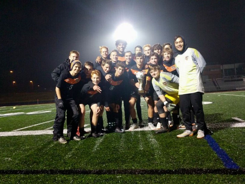 LP+boys+soccer+team+posing+for+friends+and+family+with+the+Monument+Derby+Cup.++it+felt+good+to+get+the+result.+I+know+the+boys+were+happy%2C+Coach+Barkey+said.+