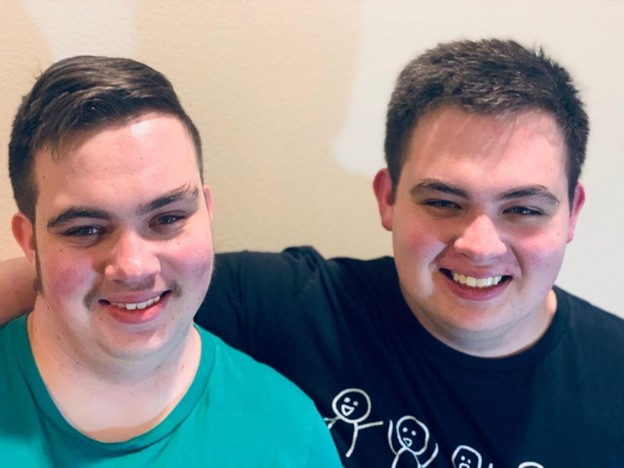 Reichard twins share an identical smile. “We are into the same things, but when it comes to personalities and stuff like that, we tend to be pretty separate,” Caleb said.