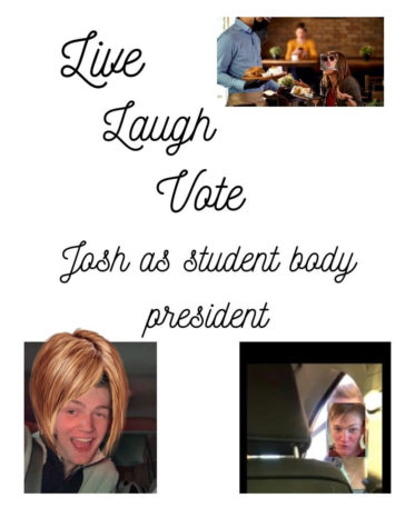 Josh Brannan 11 is currently running for Student Class President. If Brennan were to win he would want to increase all school activity. “ I want everyone to be able to find where they click at this school.”

