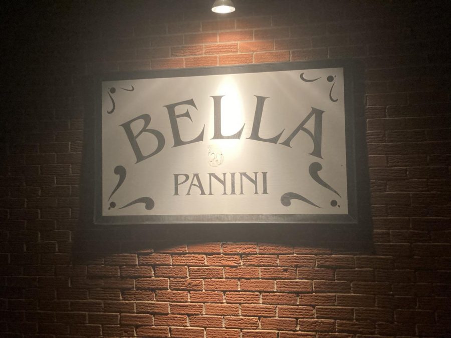 Bella Panini‘s original sign has been hanging  there for over 15 years. This eclectic restaurant serves fresh Italian food for local residents. 
