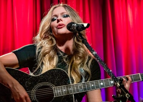Avril Lavigne performing May of 2019 at the Grammy Museum in Los Angeles. Love Sux is available on most music streaming platforms, including Spotify and Apple Music.